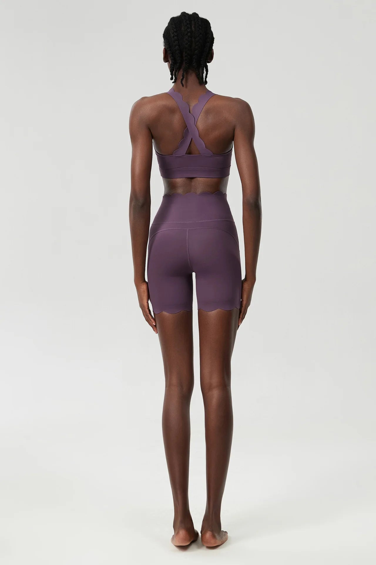 Waveset Sculpt Bra & Short – Seamless Two-Piece Yoga Set