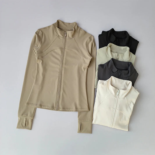 Elevation Zip Jacket – Seamless Long Sleeve Training Top