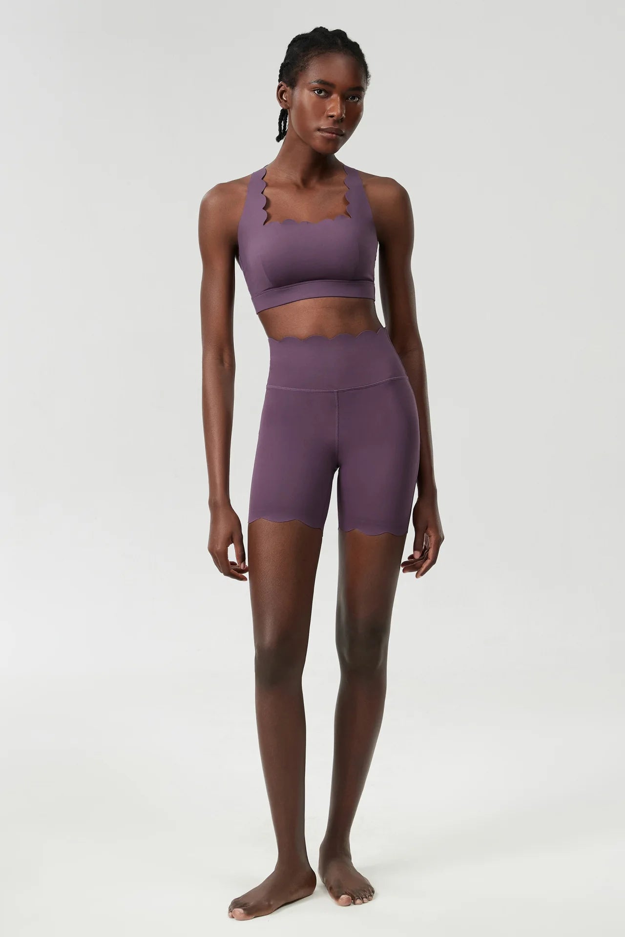 Waveset Sculpt Bra & Short – Seamless Two-Piece Yoga Set