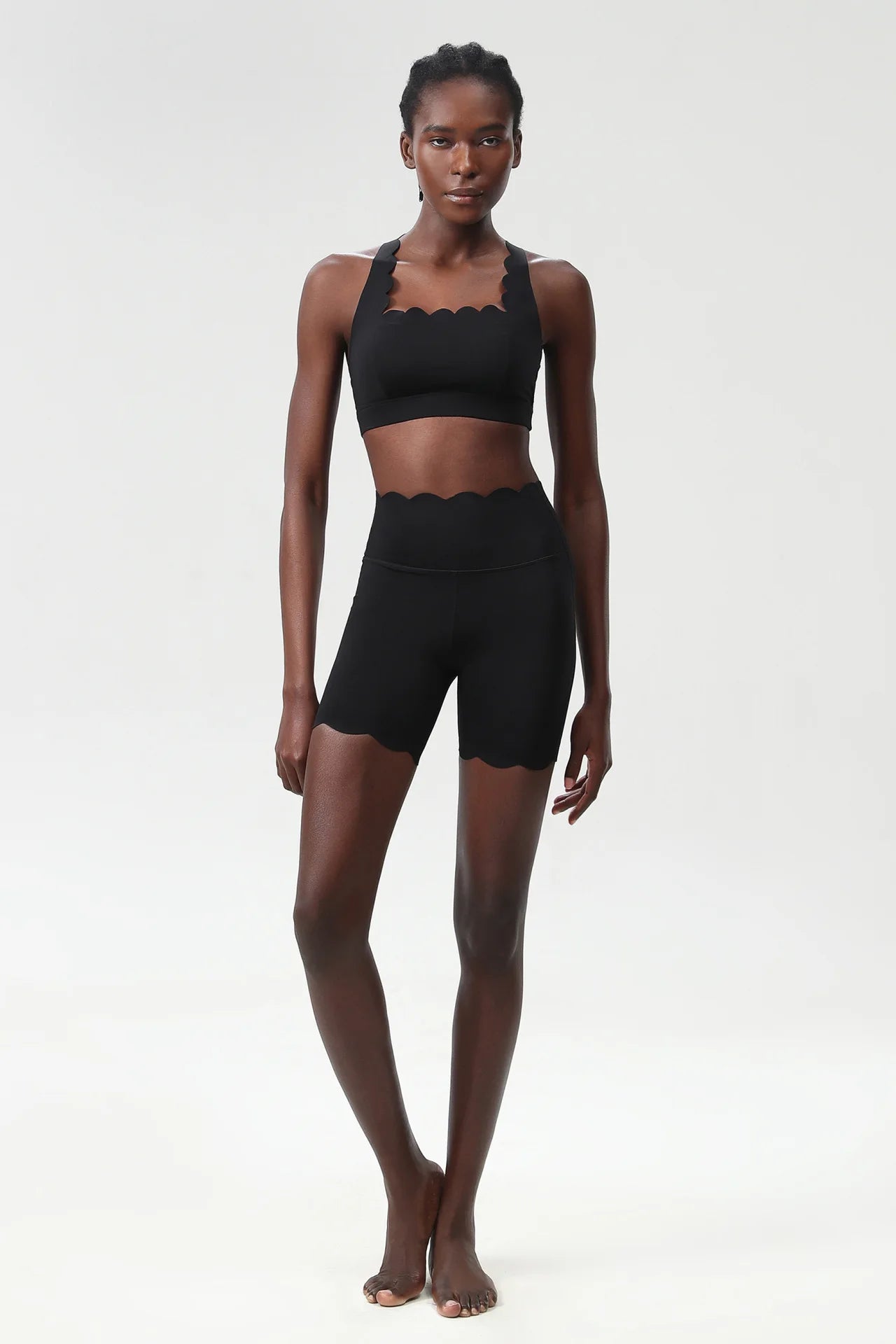Waveset Sculpt Bra & Short – Seamless Two-Piece Yoga Set
