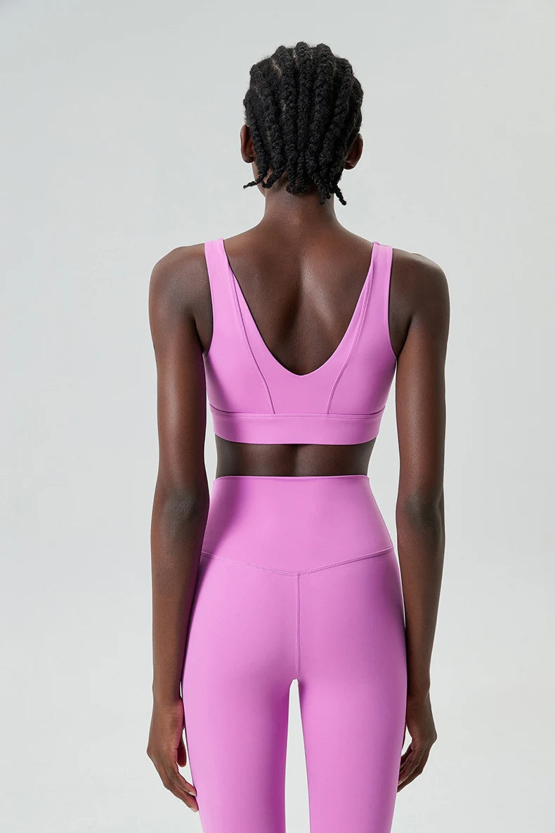 High-Impact Half-Zip Sports Bra – Sculpting Comfort & Support