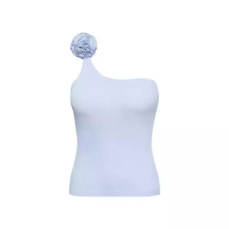 SculptFlex One-Shoulder Activewear Set – Slim Fit Top & High-Waist Skirt