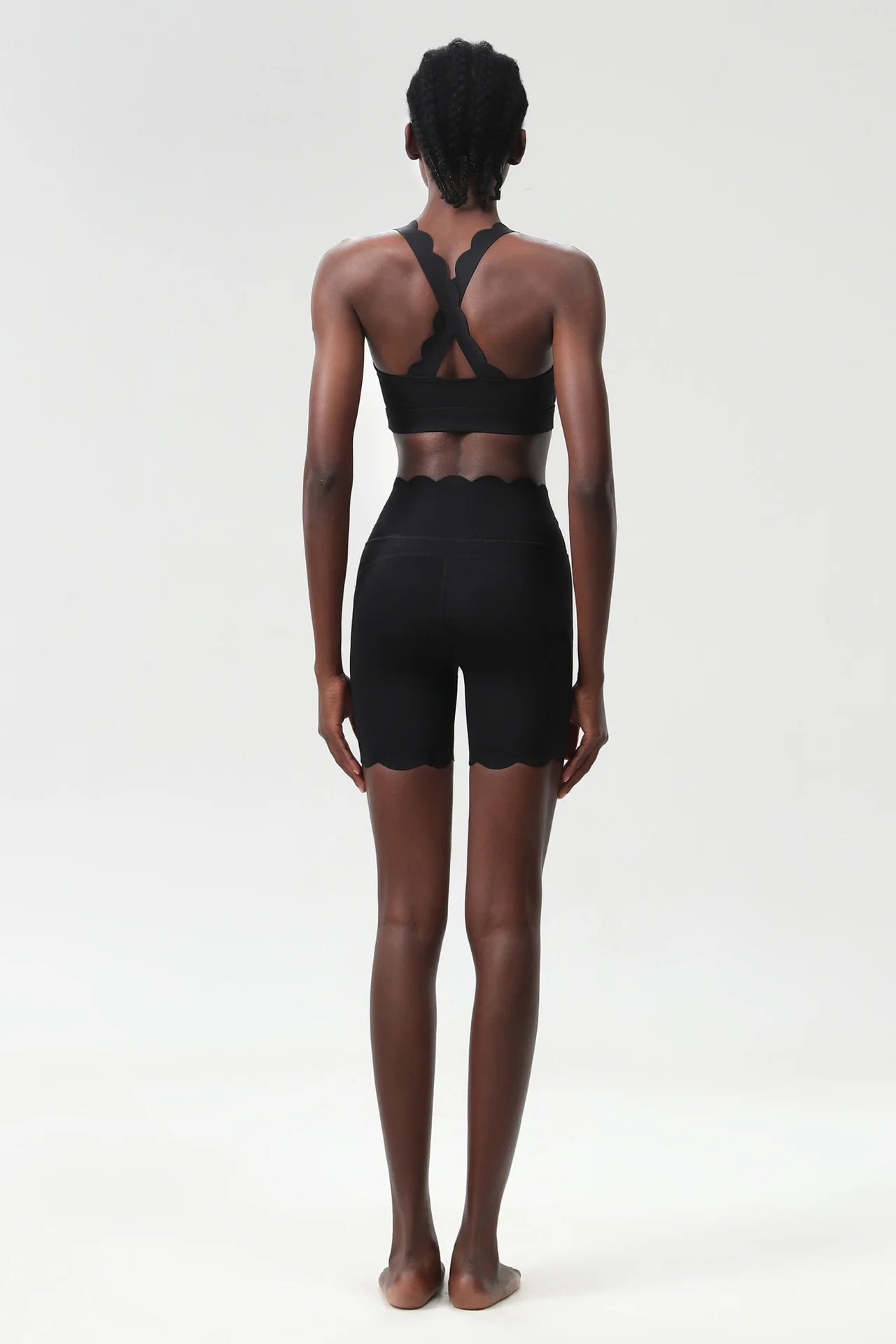 Waveset Sculpt Bra & Short – Seamless Two-Piece Yoga Set