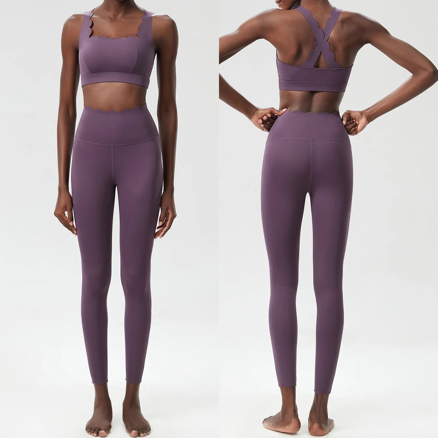 CoreFlex Seamless Set – Sculpted Two-Piece Activewear for Women