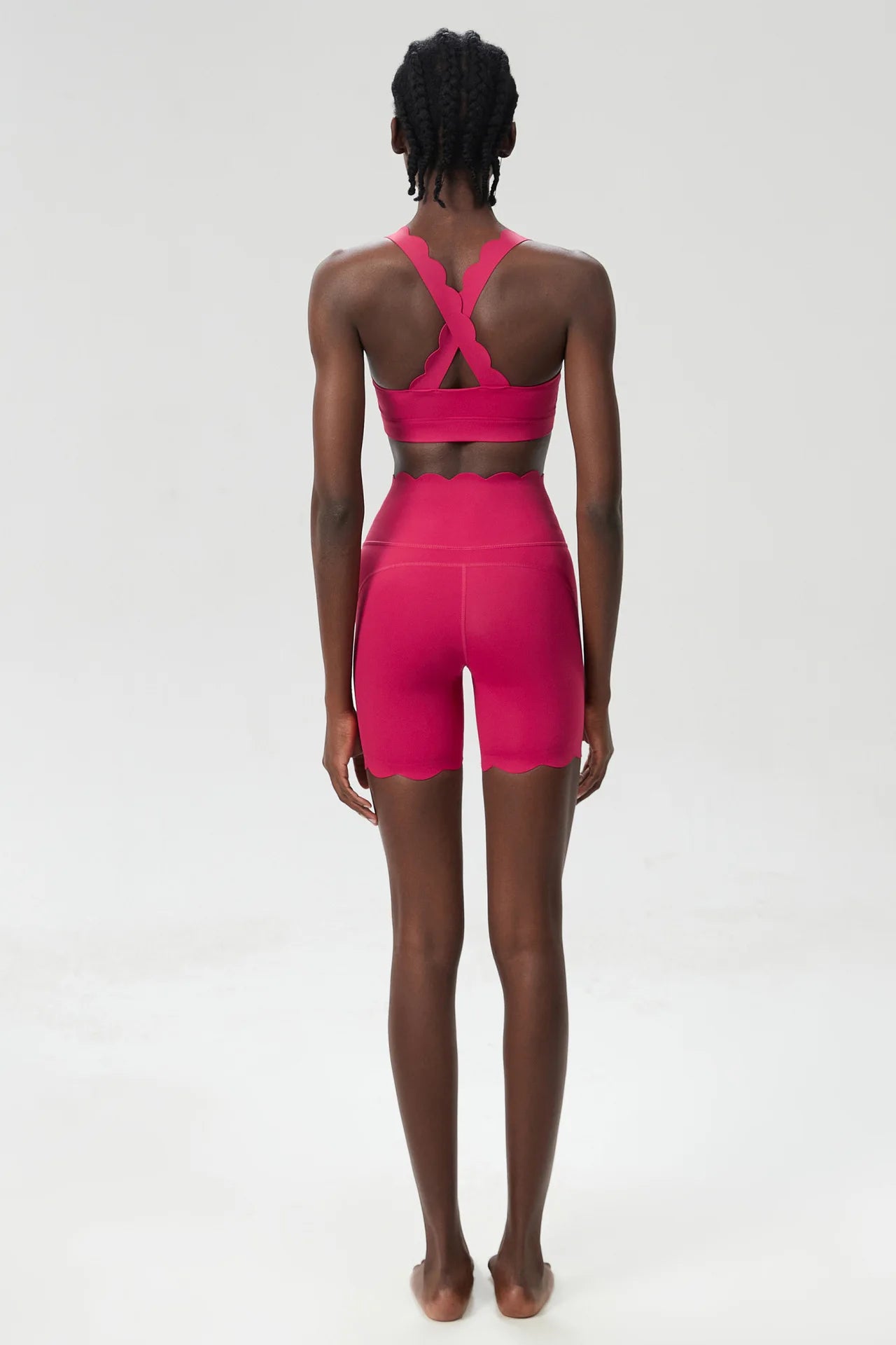Waveset Sculpt Bra & Short – Seamless Two-Piece Yoga Set
