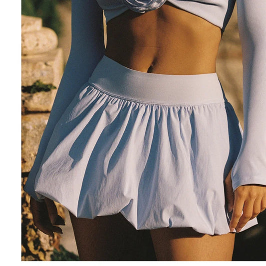 High-Waist Yoga Pettiskirt – Breathable & Wrinkle-Resistant Activewear
