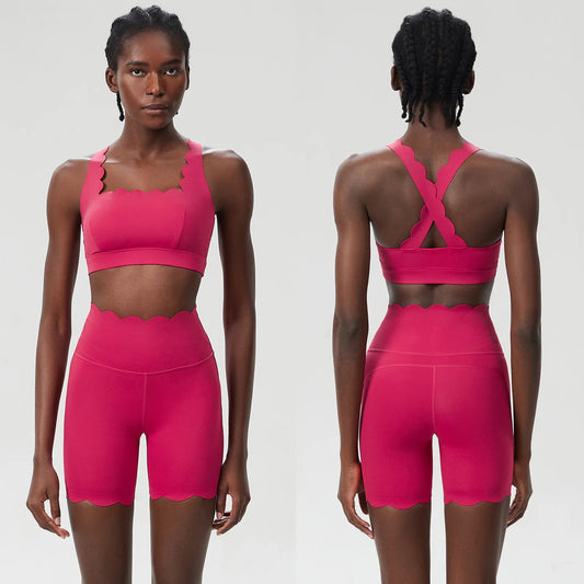 BreatheFit Active Set – 2-Piece Quick-Dry Seamless Workout Outfit