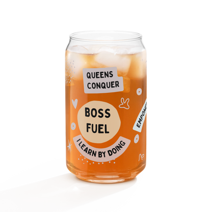 Boss Fuel Can-Shaped Glass - Unique & Stylish Drinkware