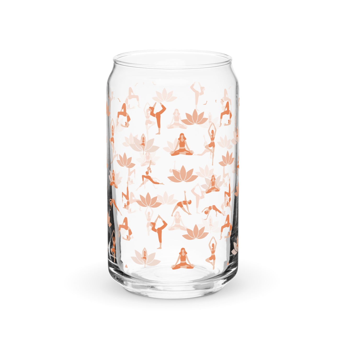 Yoga Can-Shaped Glass – Chill Drinkware with a Yoga Vibe | Perfect for Your Daily Zen