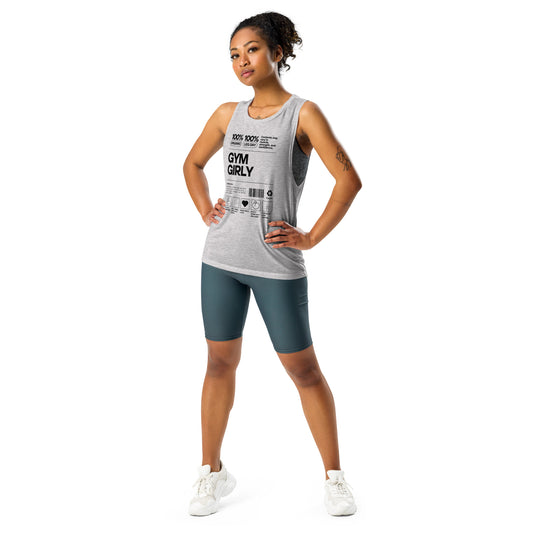 Gym Girly Ladies’ Muscle Tank | Stylish & Breathable | Ideal for Workouts & Casual Wear