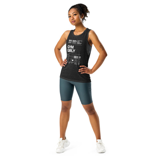 Gym Girly Ladies’ Muscle Tank | Stylish & Breathable | Ideal for Workouts & Casual Wear